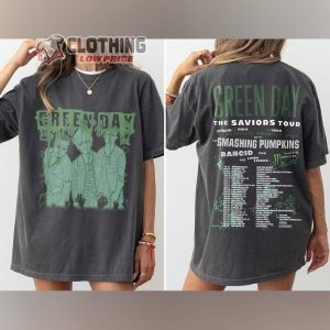 Green Day The Saviors 2024 Tour Merch Green Day Taco Bell Commercial T Shirt Rock Band Green Day Tour 2024 Hoodie 2