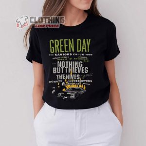 Green Day The Saviors EU And UK Tour Dates 2024 Merch, Green Day Tour 2024 Tickets T-Shirt