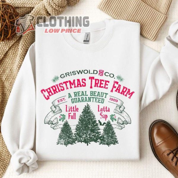 Griswold Christmas Tree Farm Sweatshirt, Christmas Sweater Funny Holiday Sweatshirt