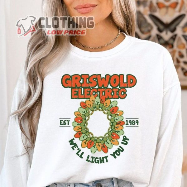 Griswold Electric Christmas Sweatshirt, Christmas Sweatshirt