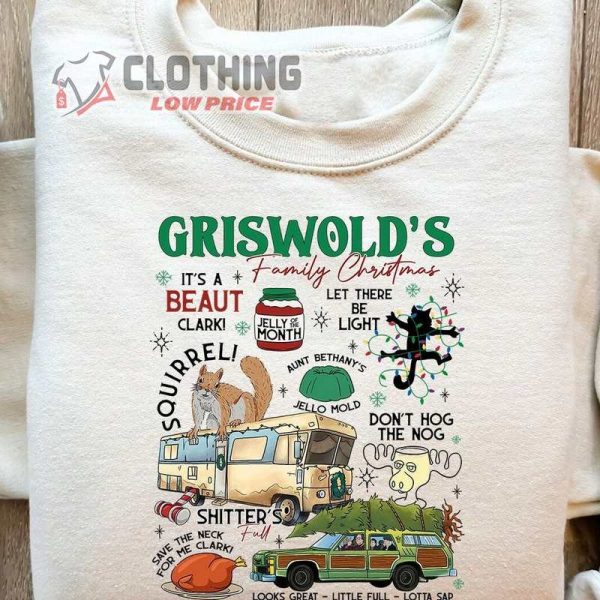Griswold Family Christmas Sweatshirt, Griswold Family Sweatshirt, Christmas Tee For Family