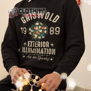 Griswold Family Exterior Illumination Sweatshirt, Christmas Lighting Christmas Vacation Shirt