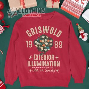 Griswold Family Exterior Illumination Sweatshirt Christmas Lighti 1