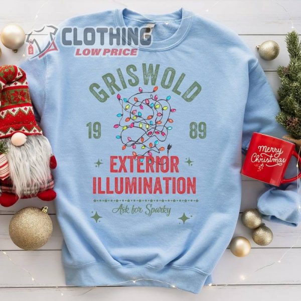 Griswold Illumination Sweatshirt, Funny Christmas Sweatshirt, Christmas Vacation Shirt