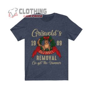 Griswold’S Squirrel Removal Funny Tee Shirt, Christmas Vacation Retro Griswold Family Shirt