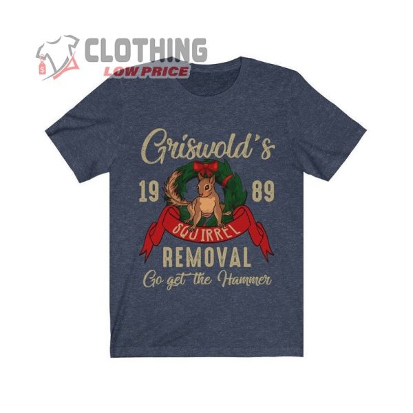 Griswold’S Squirrel Removal Funny Tee Shirt, Christmas Vacation Retro Griswold Family Shirt