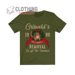 GriswoldS Squirrel Removal Funny Tee Shirt Christmas Vacation Retr 1