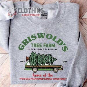 Griswolds Christmas Sweatshirt GriswoldS Tree Farm Since 1989 Sh 4