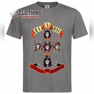 Guns N’ Roses Members Graphic Tee, Guns N’ Roses 2024 Music Concert Shirt, Guns N’ Roses Merch, 2024 Tour Guns N’ Roses T-Shirts