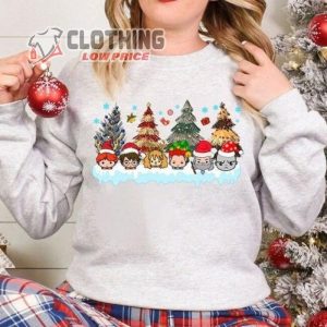 Harry potter Wizard Christmas Tree Sweatshirt Harry Potter Christmas Sweatshirt 3