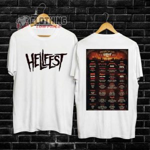 HellFest Festival 2024 Merch, Infernopolis HellFest Shirt, Metallica, Avenged Sevenfold, Machine Head, The Prodigy, Corey Taylor, Tom Morello T-Shirt