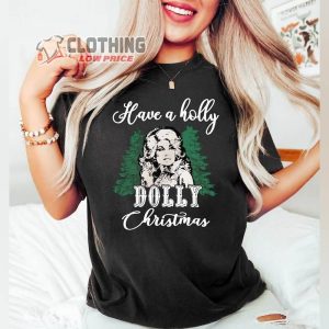 Holly Dolly Christmas Shirt Santa Dolly Parto1