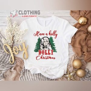 Holly Dolly Christmas Shirt Santa Dolly Parto4