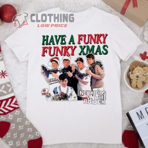 Hot New Kids On The Block Nkotb Xmas T- Shirt, New Kids On The Block Tour 2024 Shirt, New Kids On The Block Concert 2024 Merch