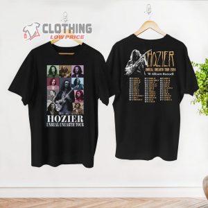 Hozier Unreal Unearth Tour Merch, Hozier Unreal Unearth Album Shirt, Hozier World Tour 2024 T-Shirt