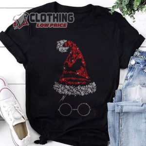 Harry Potter Witch With Santa Hat T-Shirt, Harry Christmas Shirt