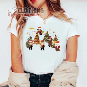 Hp Wizard Houses Christmas Tree Sweatshirt Magic Christmas Harry Shirt 2