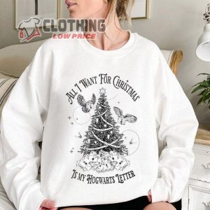 IM Dreaming Of A Hogwarts Christmas Shirt Wizard Funny Christmas Shirt 1