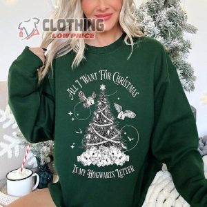 IM Dreaming Of A Hogwarts Christmas Shirt Wizard Funny Christmas Shirt 3