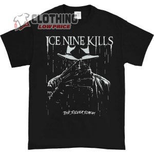 Ice Nine Kills The Silver Scream New T- Shirt, Ice Nine Kills Setlist Metallica Shirt, Ice Nine Kills Setlist 2023 Merch