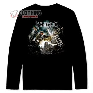 Iced Earth Dystopia Lyrics Shirt Dystopia Song Shirt Dystopia Album Long Sleeve Black Shirt Merch