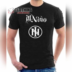 Ill Nino Logo Merch Confession Album Tee How Can I Live Ill Nino Song Merch Ill Nino New Album TShirts