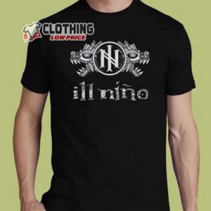 Ill Nino What Comes Around Black T-Shirt, Revolution Revolucion Album Full Tracklist Tee Shirts, iII Nino Revolution Revolucion Merch