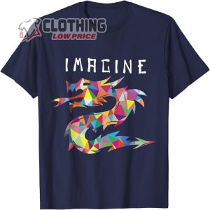 Imagine Fantasy Dragon Tattoo Style T Shirt 3