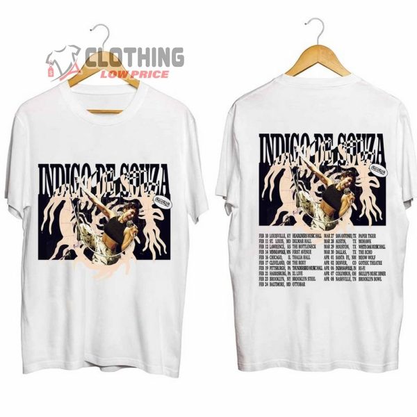 Indigo De Souza Tour Dates 2024 Merch, Indigo De Souza Tour 2024 Shirt, Indigo De Souza 2024 Concert Shirt, Indigo De Souza Tee