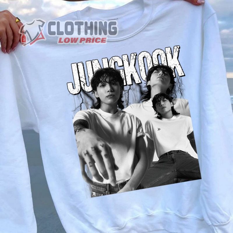 Jungkook 90S Bootleg Shirt, Jungkook Calvin Klein Bts Unisex T-Shirt, Jungkookie Graphic 90S Tshirt,  BTS Shirt