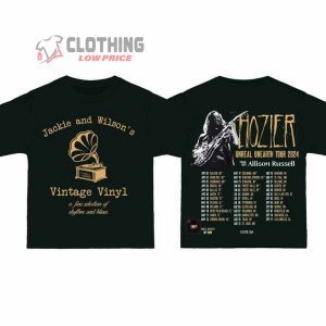 Jackie And Wilson Song Merch, Hozier Unreal Unearth Tour 2024 Shirt, No Grave Can Hold My Body Down T-Shirt