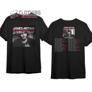 James Arthur World Tour 2024 Merch James Arthur Bitter Sweet Love 2024 World Tour Shirt James Arthur UK And European Dates 2024 T Shirt