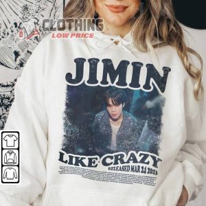 Jimin Kpop Shirt Like Crazy Album Vintage Sweatshirt 1