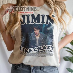 Jimin Kpop Shirt Like Crazy Album Vintage Sweatshirt 3
