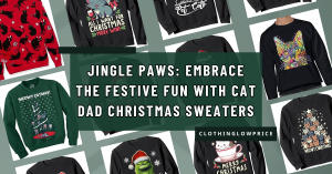 Jingle Paws Embrace the Festive Fun with Cat Dad Christmas Sweaters