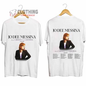 Jo Dee Messina Tour 2024 Merch Jo Dee Messina American Music Theater Shirt Jo Dee Messina 2024 Tour Heads Carolina Tails California T Shirt 1