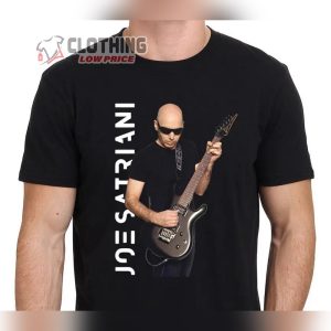 Joe Satriani Made Of Tears Black Shirt, Super Colossal Album Merch, Joe Satriani Greatest Hits Tee Shirts