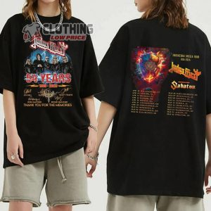 Judas Priest Invincible Shield 2024 Tour Unisex Sweatshirt Judas Priest 2024 US Tour T Shirt Judas Priest 2024 Concert Tee Judas Priest Band Fan Shirt