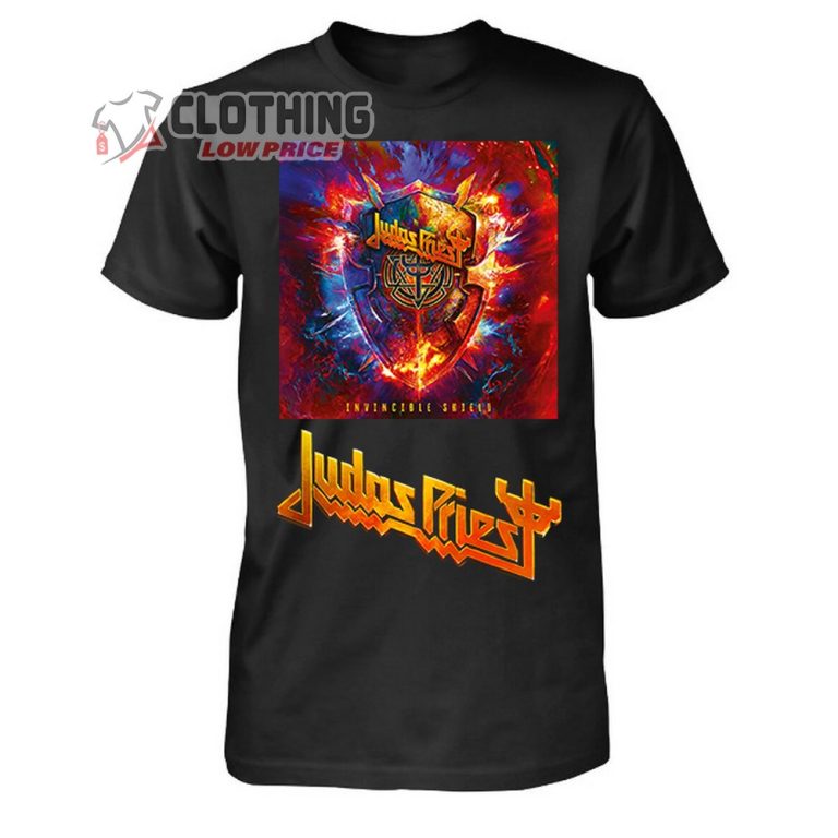 Judas Priest Invincible Shield Tour Merch, Judas Priest Tour Shirt ...