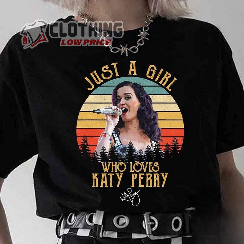 Just A Girl Who Loves Katy Perry Vintage T-Shirt