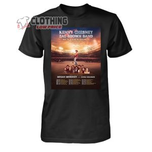 Kenny Chesney Tour 2024 Merch, Kenny Chesney Zac Brown Band Sun Goes Down 2024 Tour Shirt, Megan Moroney And Uncle Kracker T-Shirt