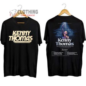 Kenny Thomas Logo Merch Kenny Thomas Tour 2024 Tickets Shirt Kenny Thomas The Outstanding Greatest Hits Tour T Shirt