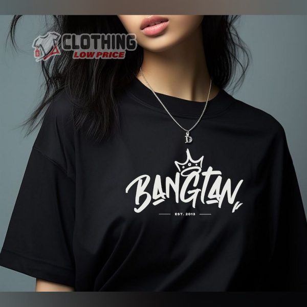 King Bangtan Est 2013 Shirt, Bts Army Fan Shirt, King Bangtan Fan Tee, Bts Merch, Bts Fan Gift