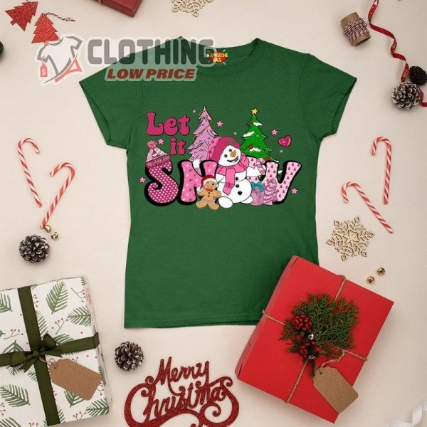 Ladies Merry Christmas Shirt, Cute Christmas Women Holiday Shirt, Cute Trend Print Christmas Tree Shirt