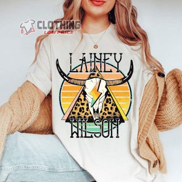 Lainey Wilson Bullhead Shirt, Lainey Wilson Trending Merch, Lainey Wilson Countrys Cool Again Tour 2024 Fan Gift