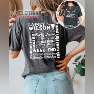Lainey Wilson Country Music T-Shirt, Lainey Wilson Tour 2024 Merch, Countrys Cool Again Tour, Lainey Wilson Fan Gift