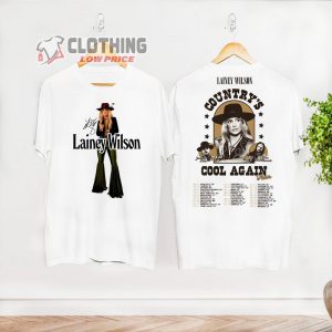 Lainey Wilson Signature Merch, Country’s Cool Again Tour 2024 Shirt, Lainey Wilson Fan Shirt, Lainey Wilson Country Music T-Shirt