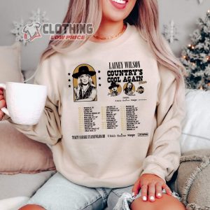 Lainey Wilson Tickets 2024 Merch, Stanley Lainey Wilson Country Gold Shirt, Country’S Cool Again 2024 Sweatshirt
