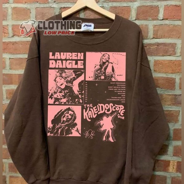 Lauren Daigle Album Shirt, Lauren Daigle The Kaleidoscope Tour 2023 Shirt, Thank I Do Tour Gift For Fan