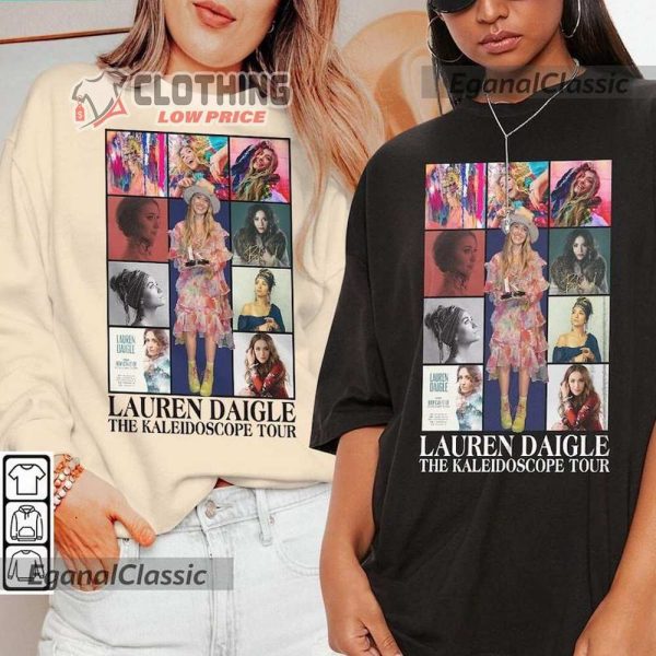 Lauren Daigle Music Shirt, Lauren Daigle The Kaleidoscopes Tour Shirt, Lauren Daigle Thank God I Do Tour 2024 Fan Gift